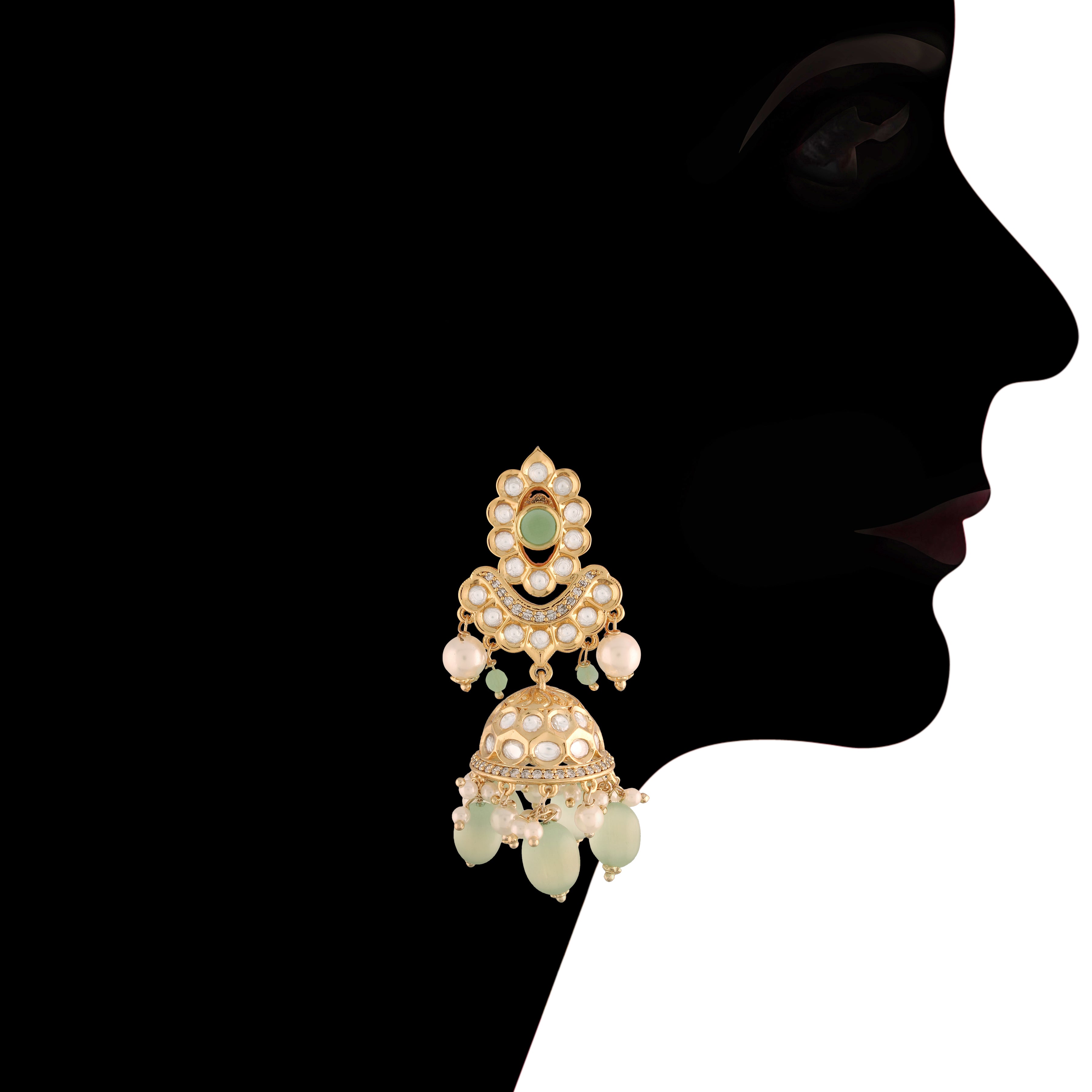 Samaira Mint Choker Set