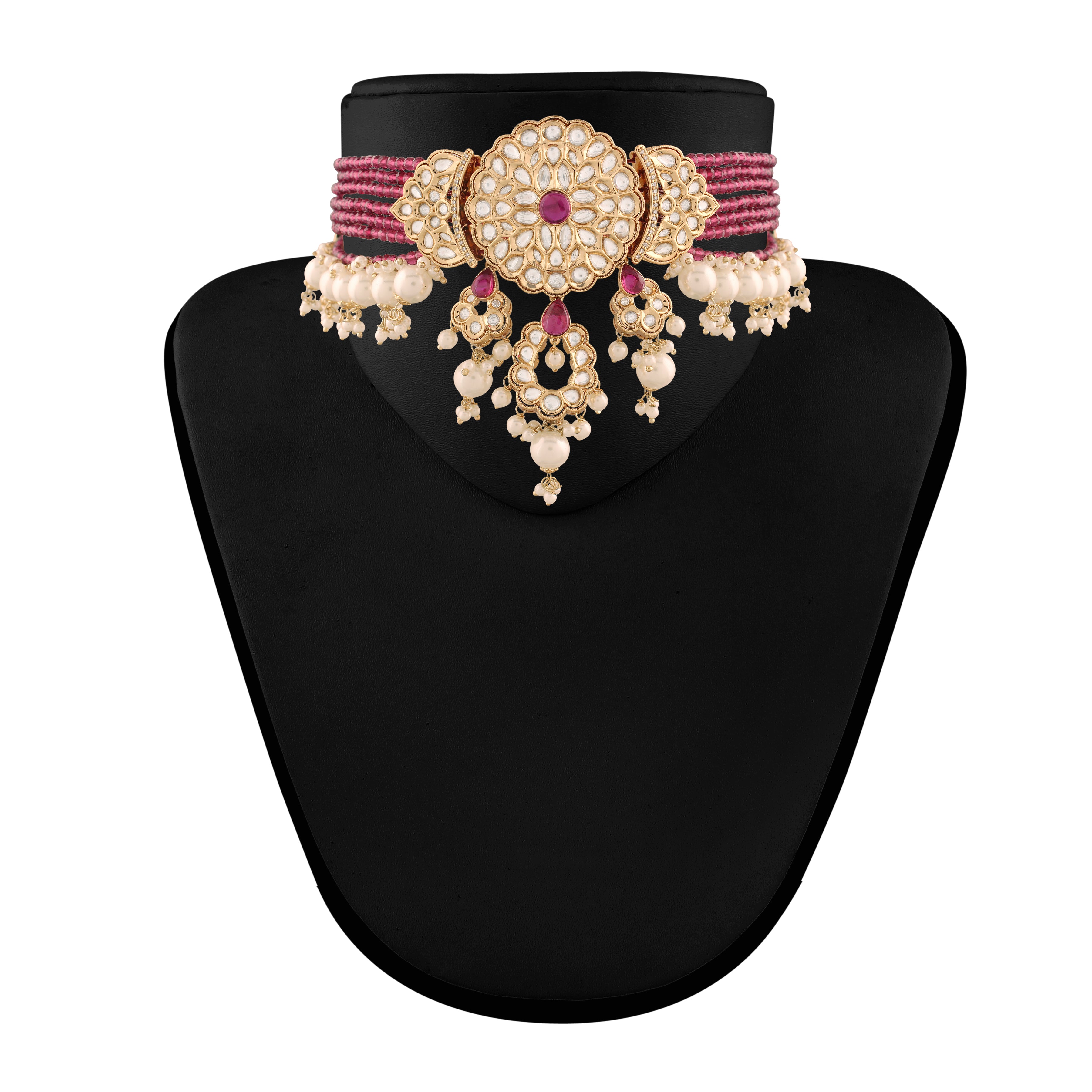 Banhi Ruby Choker Set