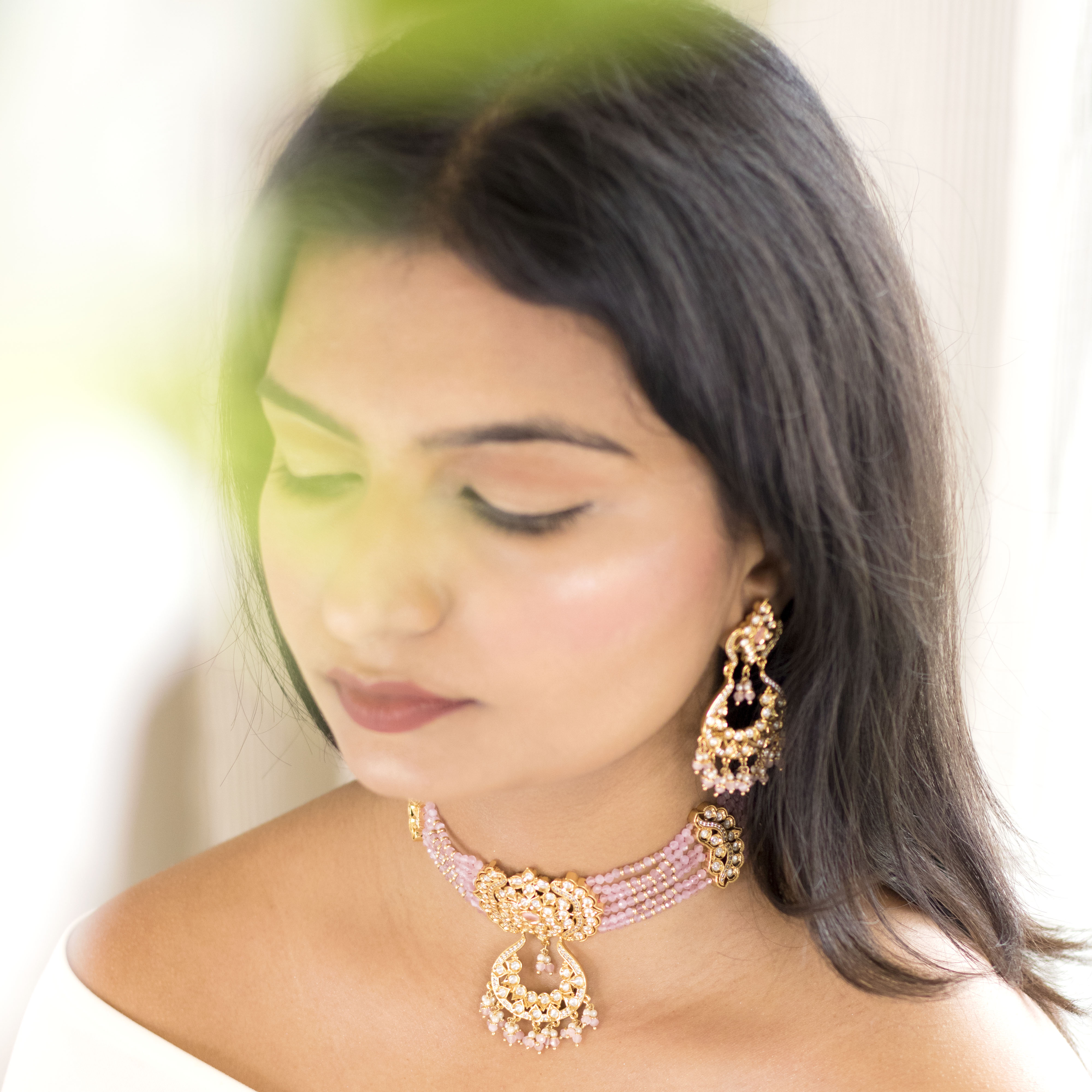 Inaya Pink Choker Set