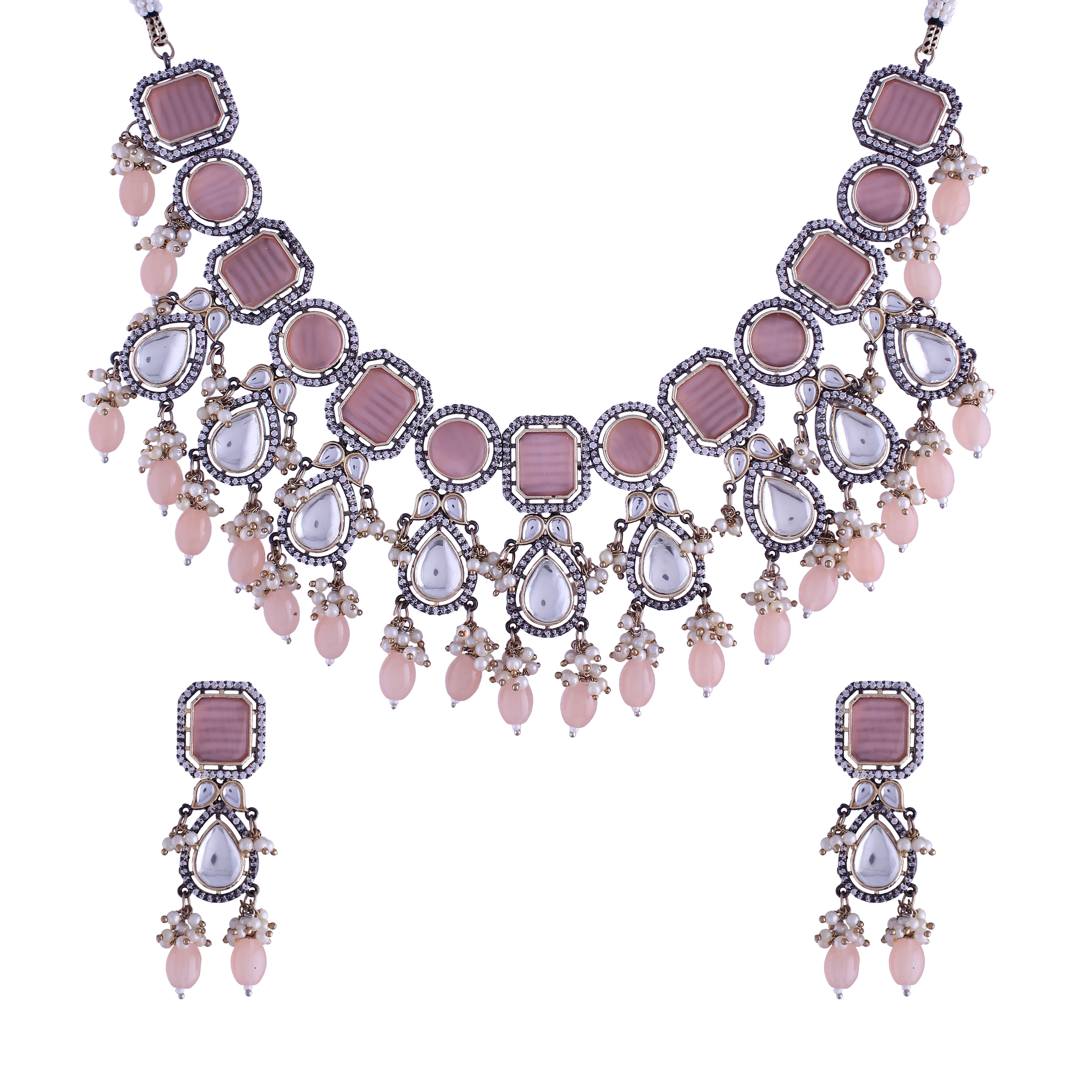 Zareen Polki Kundan NeckPiece