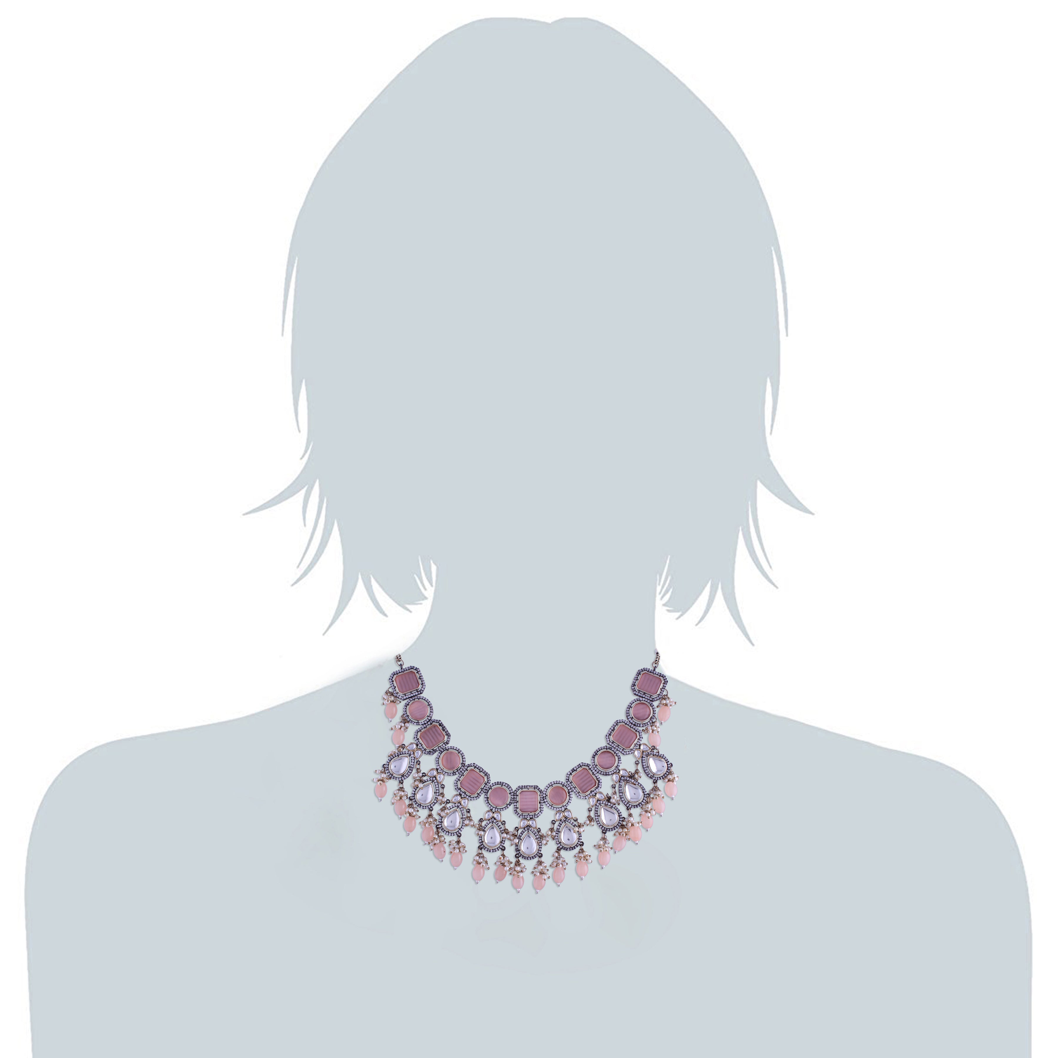 Zareen Polki Kundan NeckPiece