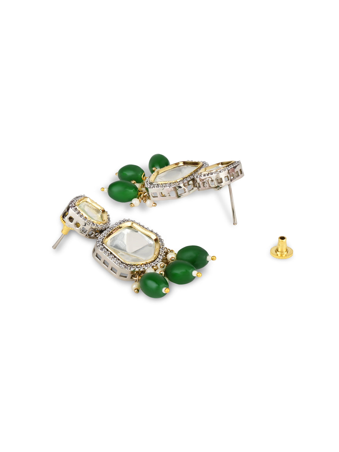 Taapsee Green Polki Kundan Neckpiece