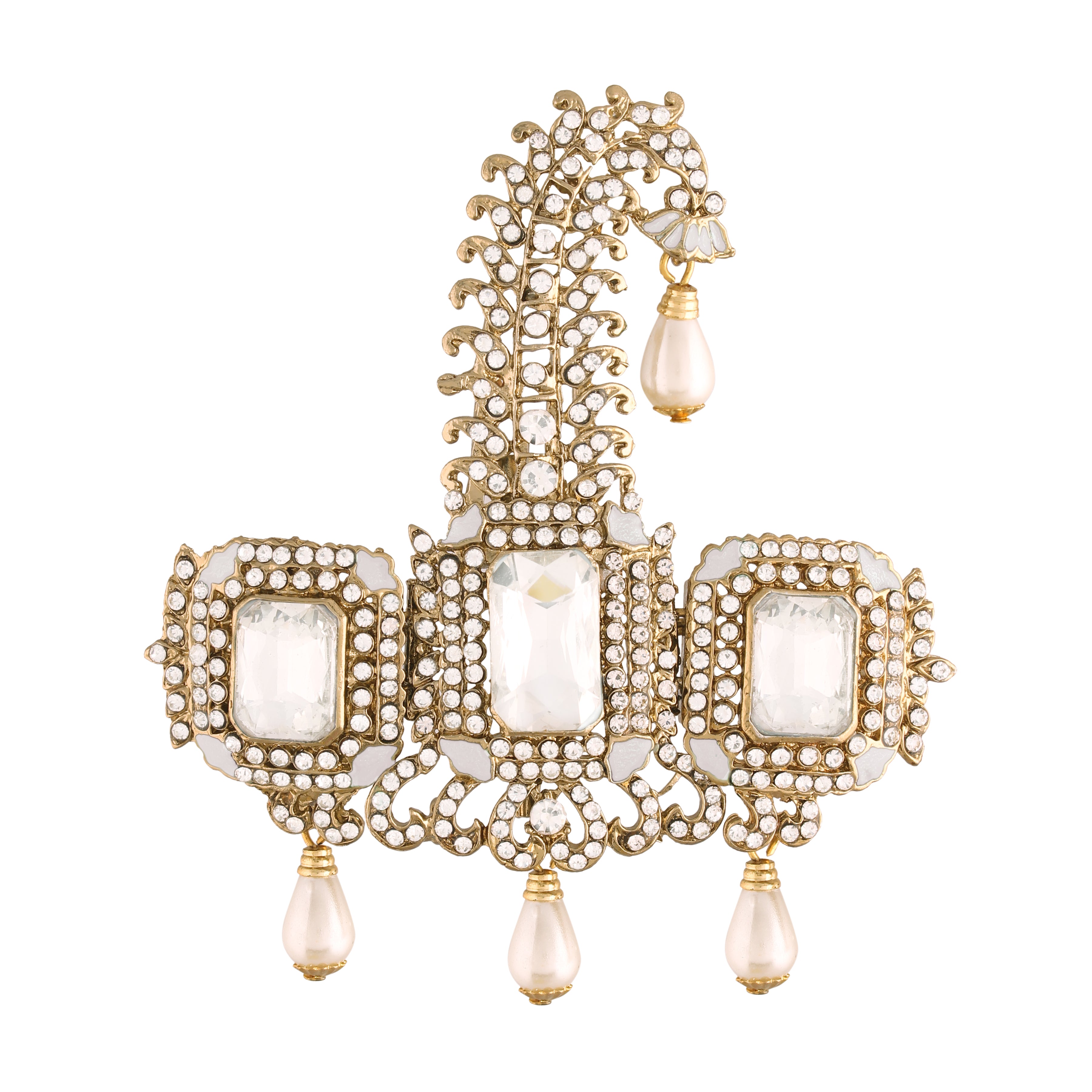Stone Studded ,Pearls , kundan kalangi for Mens