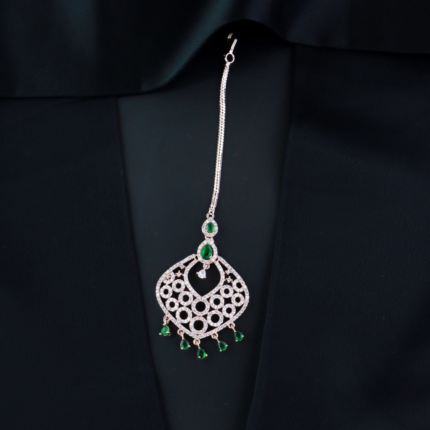 Sofia Green Maangtikka