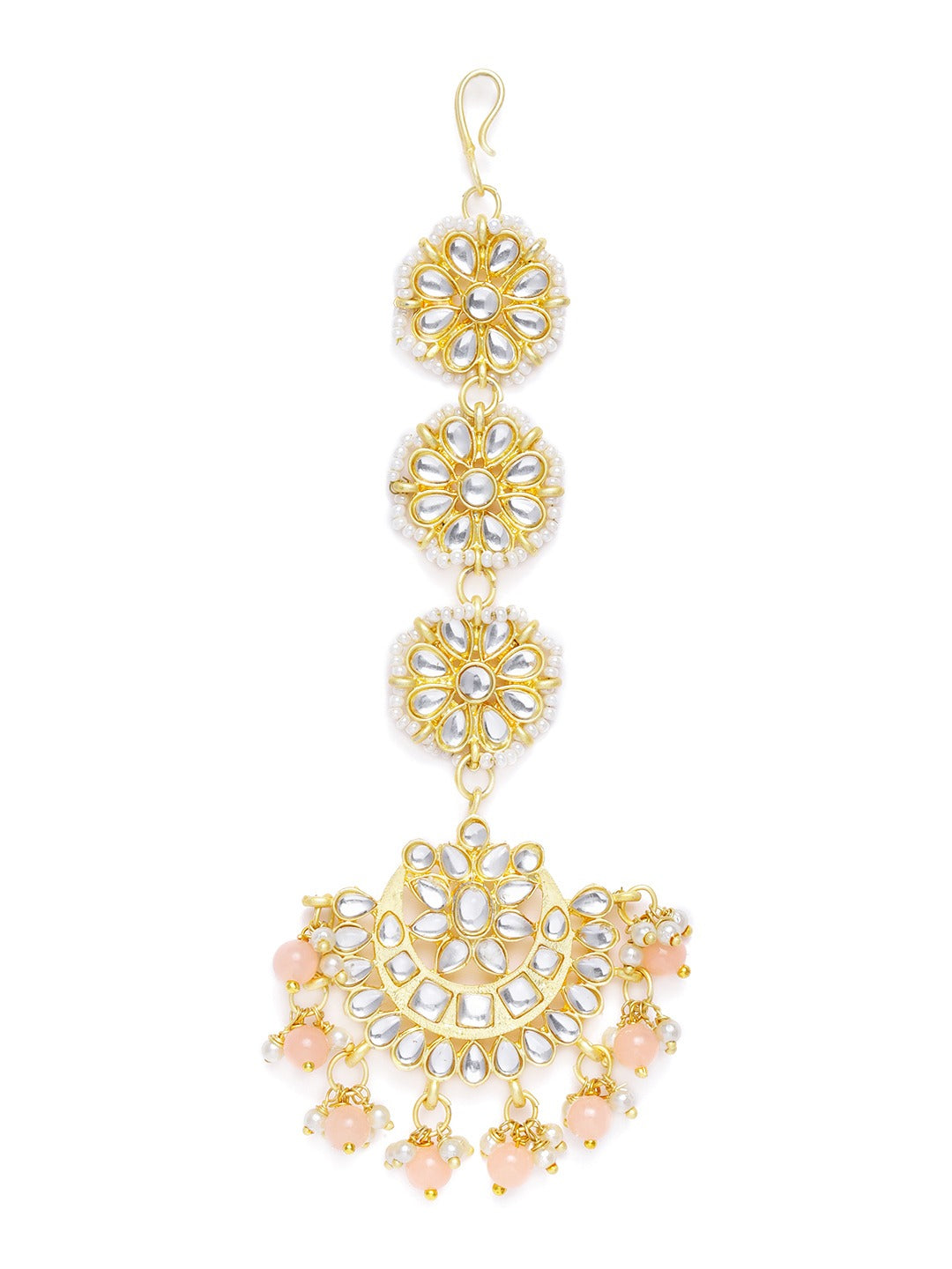 Ahsas Peach Maang Tikka