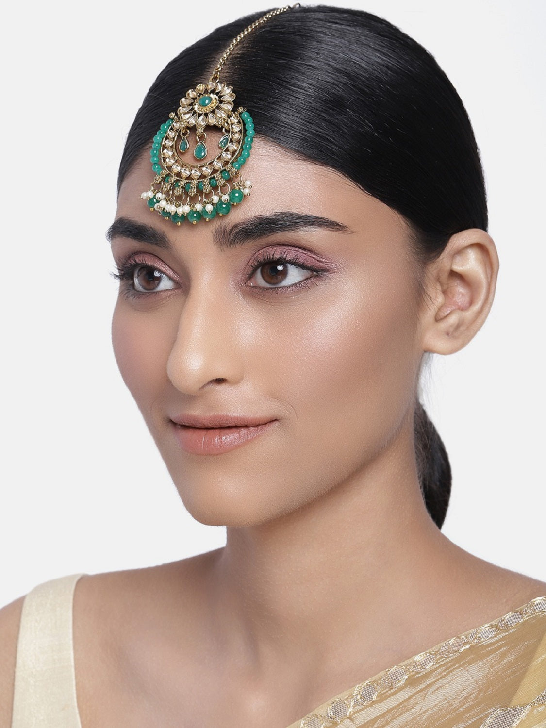 kundan , pear;ls stones , mangtikka