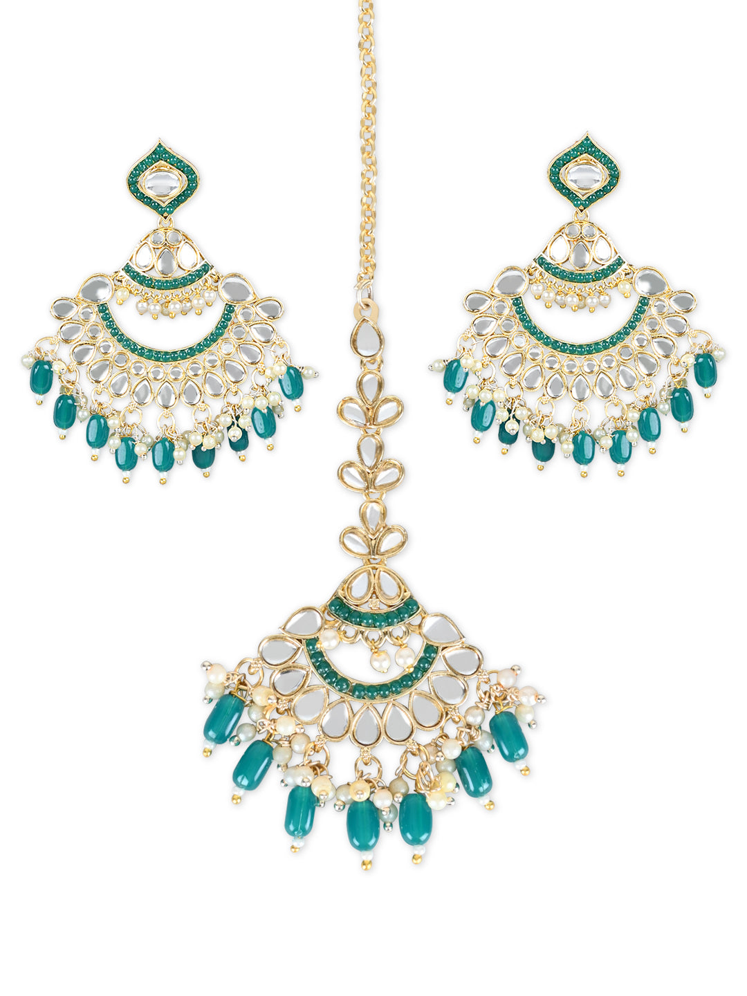Anwesha Maangtikka Earring Set