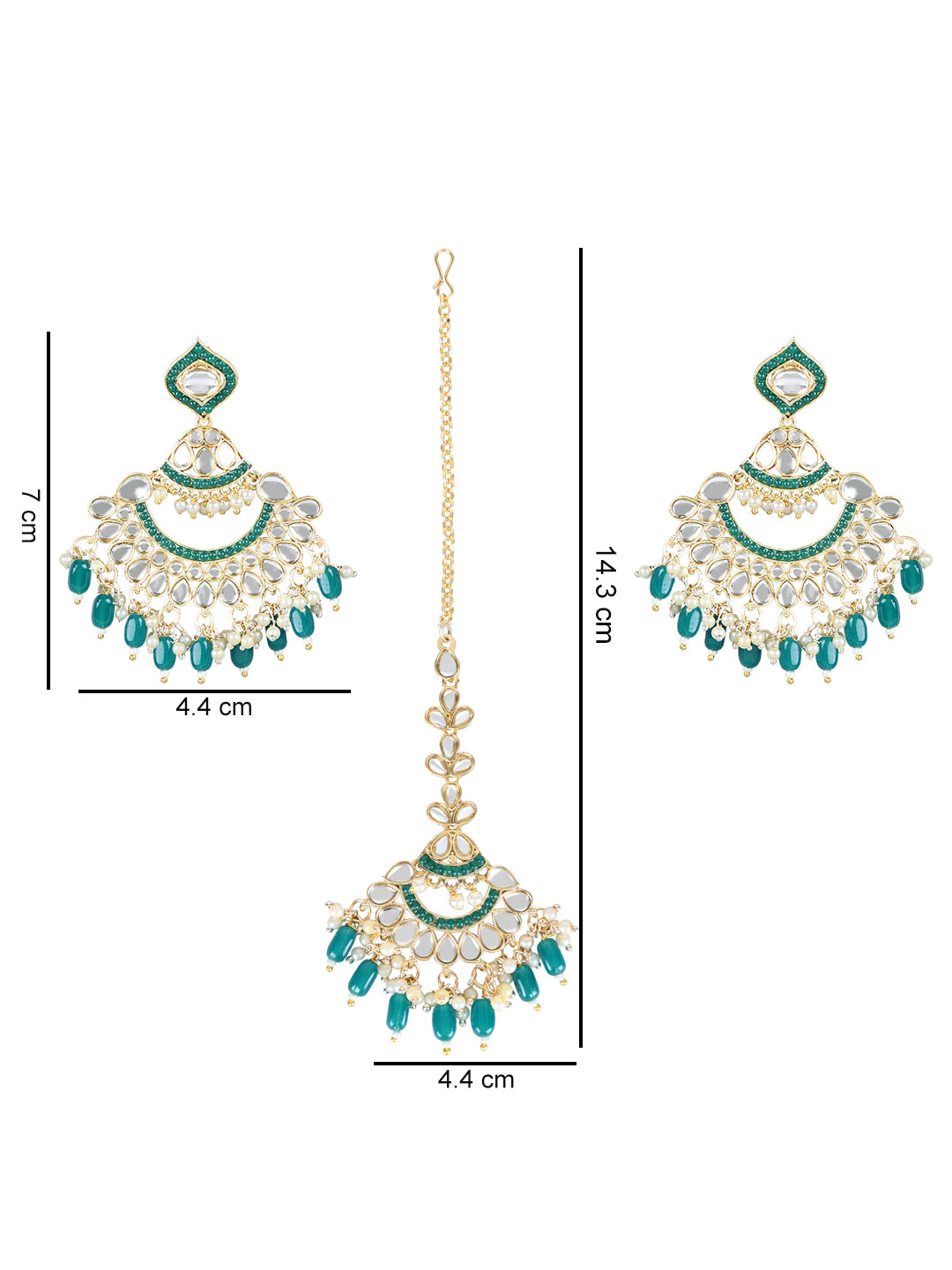 Anwesha Maangtikka Earring Set