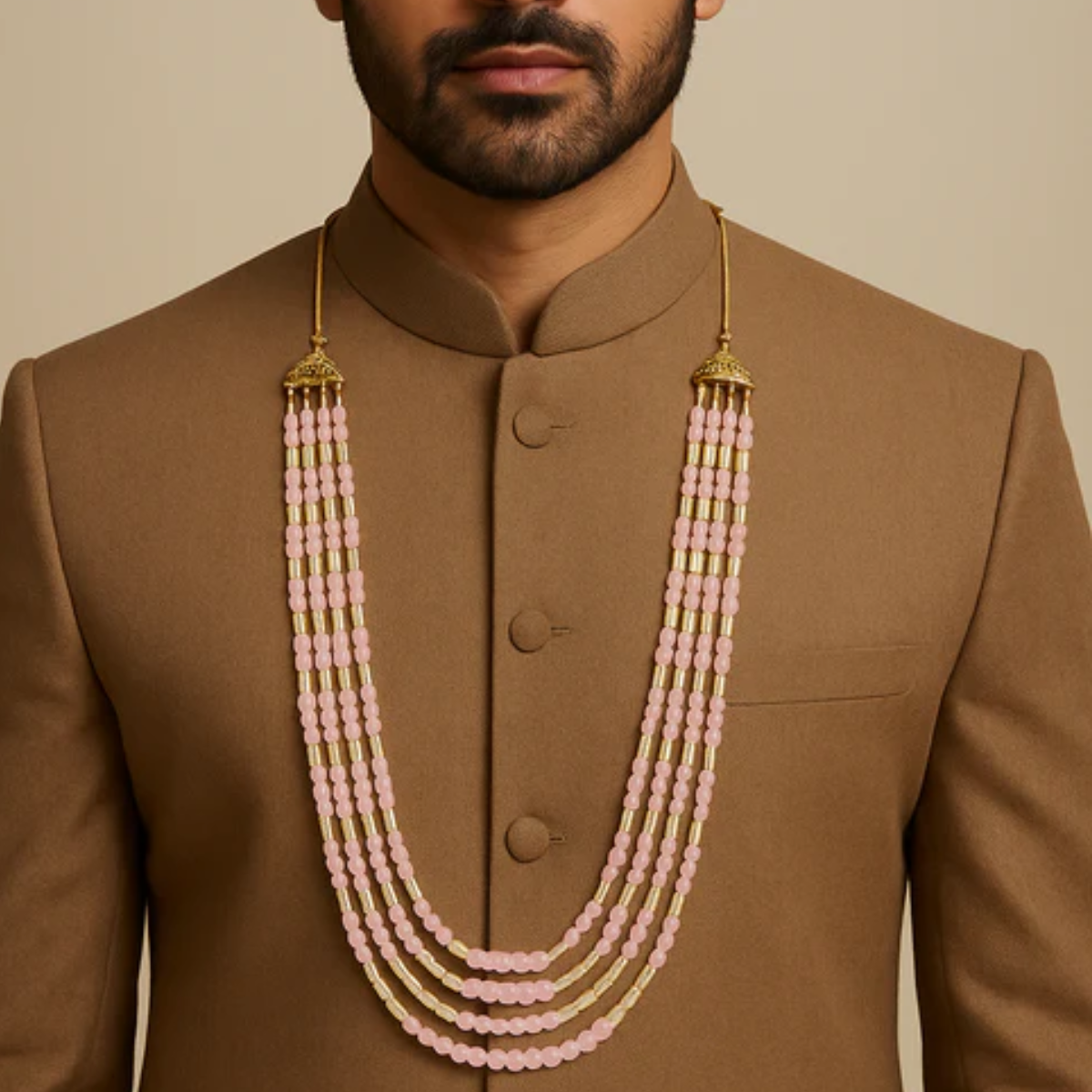 Vaydish Pink Necklace