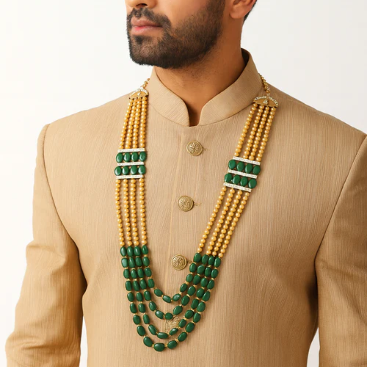 Yudhvir Green Necklace For Women