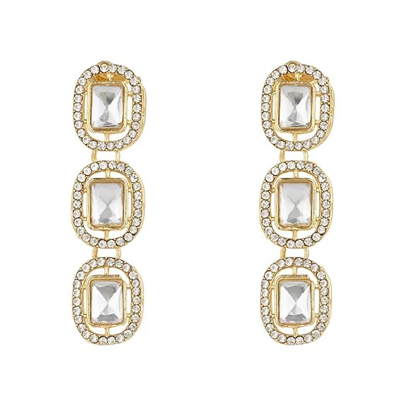 Helly White Earrings