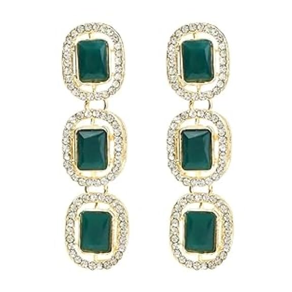Helly Green Earrings
