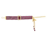 Alluring Pearl & Kundan Lumba Rakhi