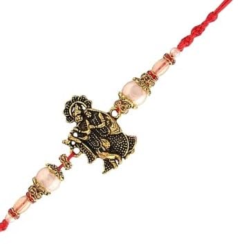 Radha Krishna Rakhi with Roli Chawal & Raksha Bandhan Card