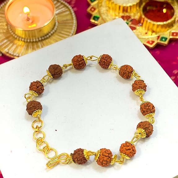 Rudraksha Beaded Bracelet for Men & Women