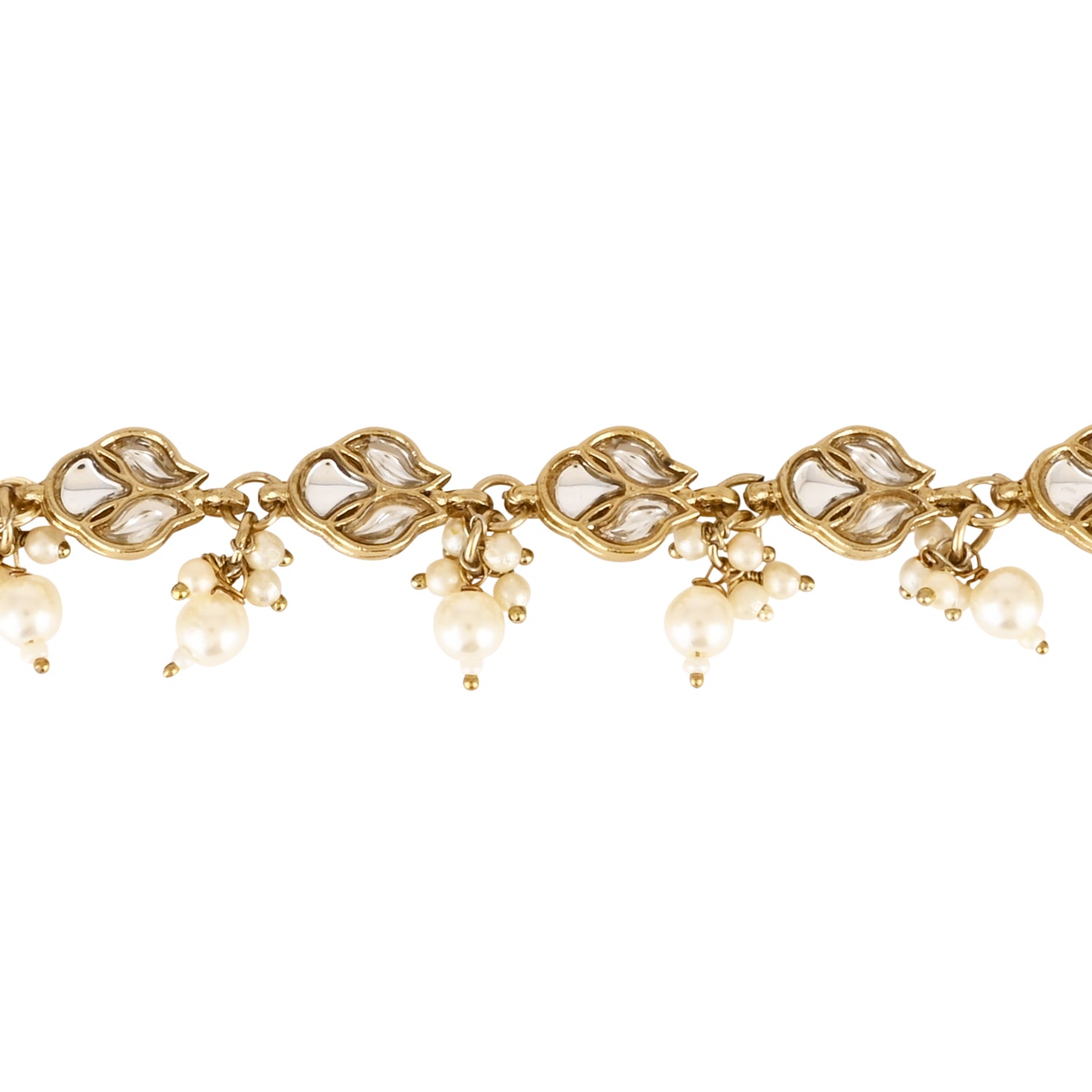 Farsha White Payal/ Anklets