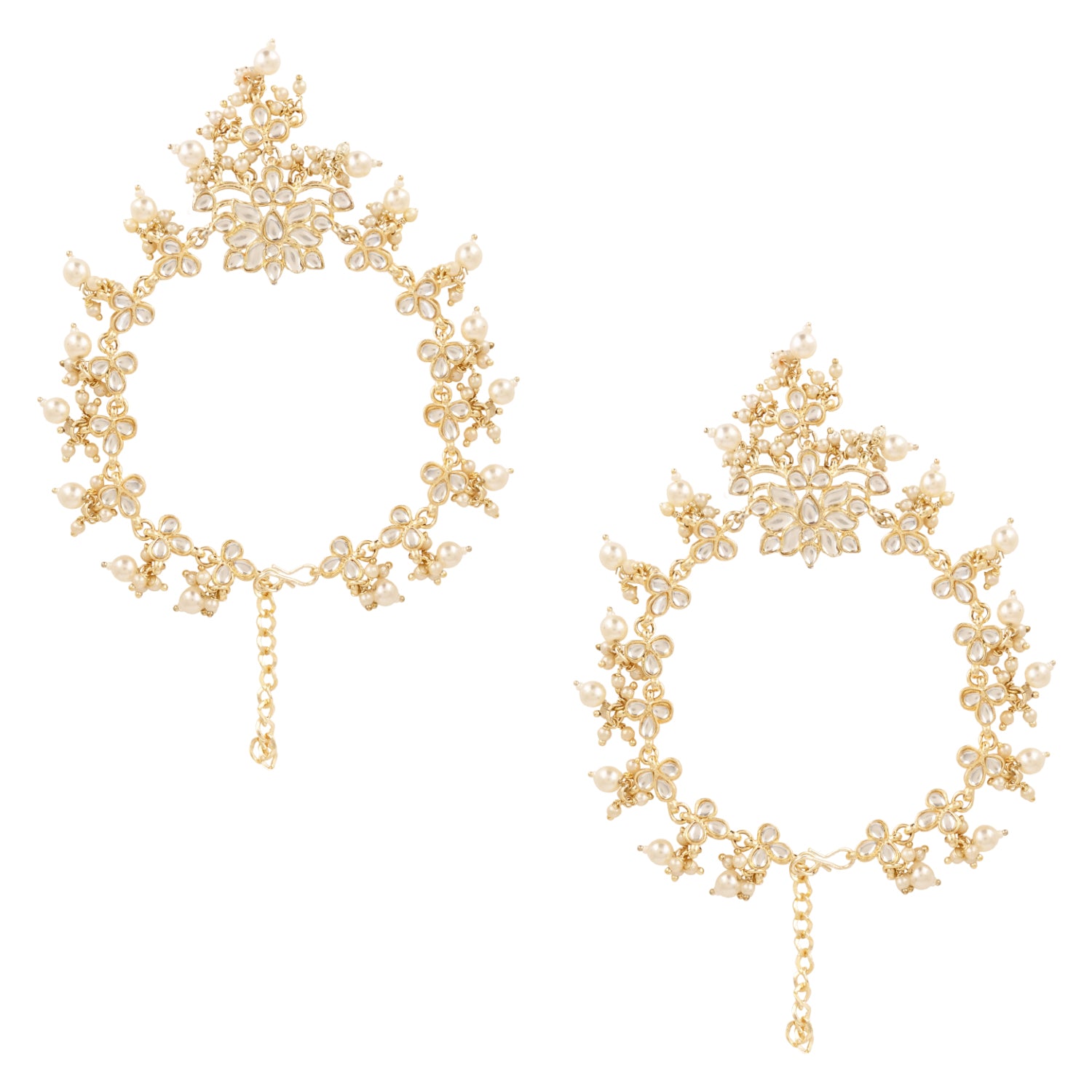 Mritsa White Anklet