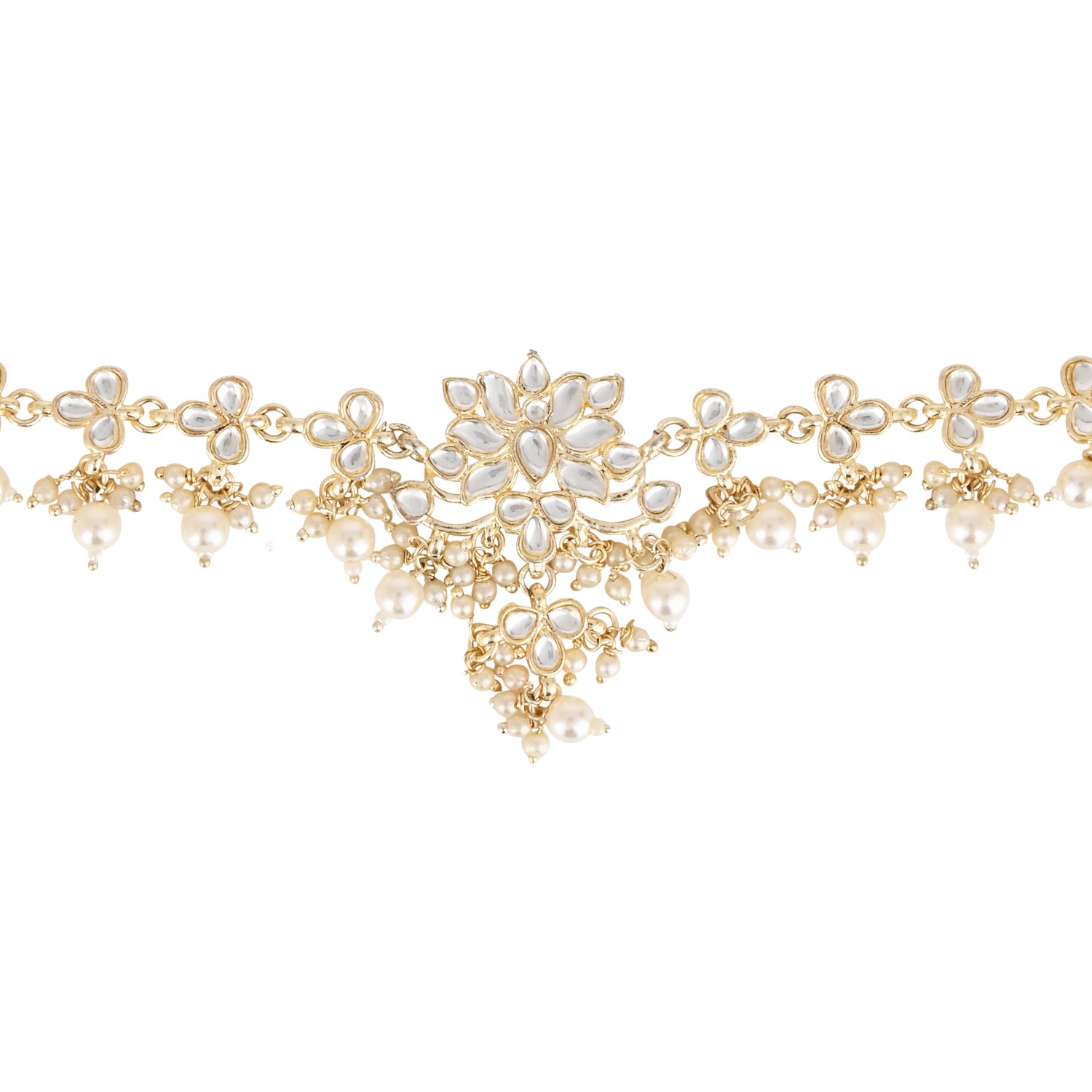 Mritsa White Anklet