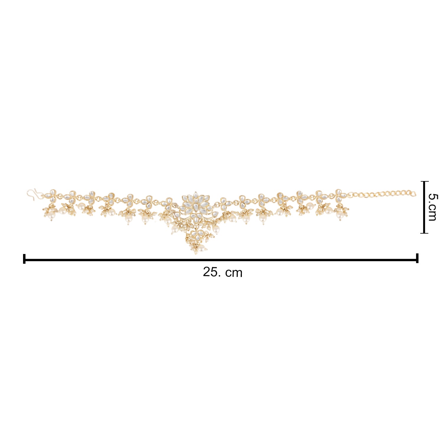 Mritsa White Anklet