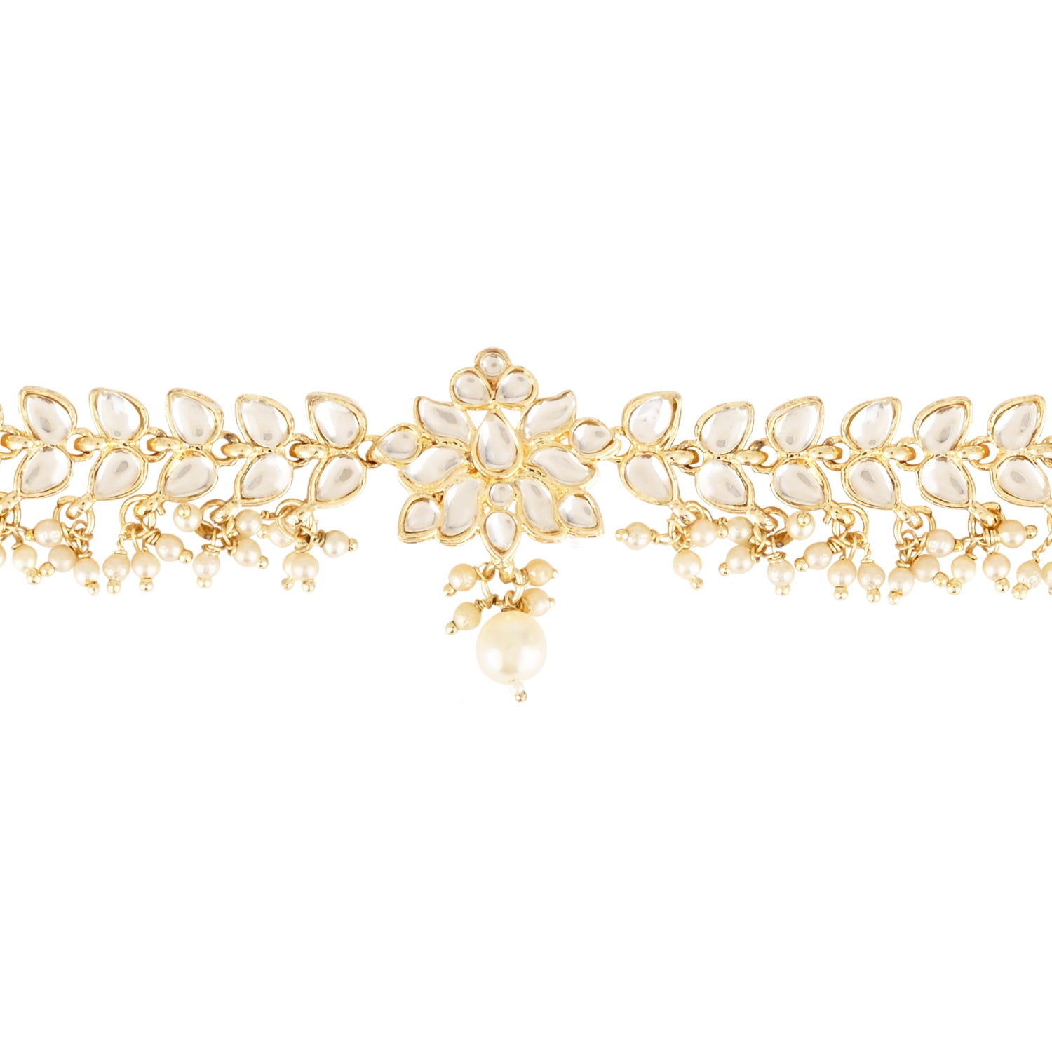 Rishvi White Anklet