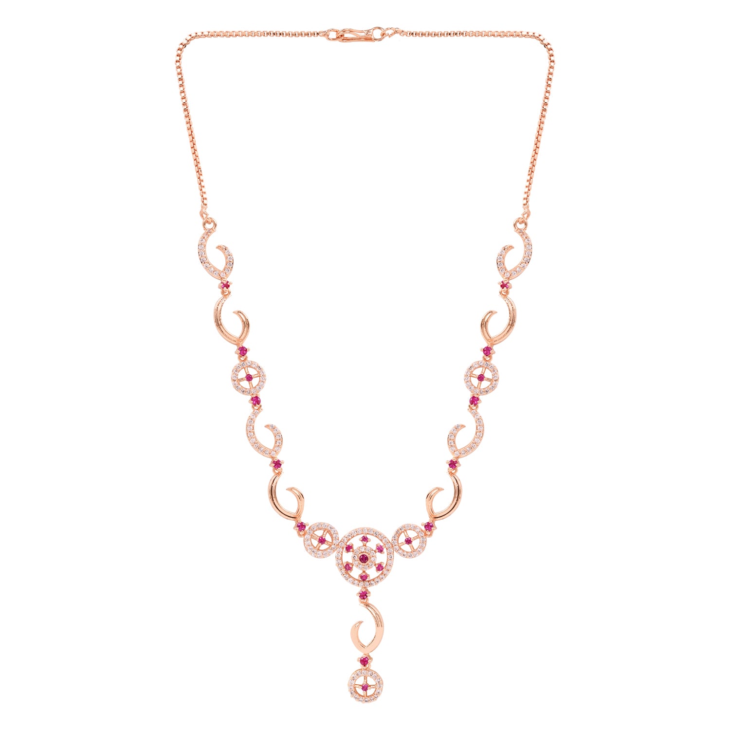 Aanisha - Pink Necklace Set