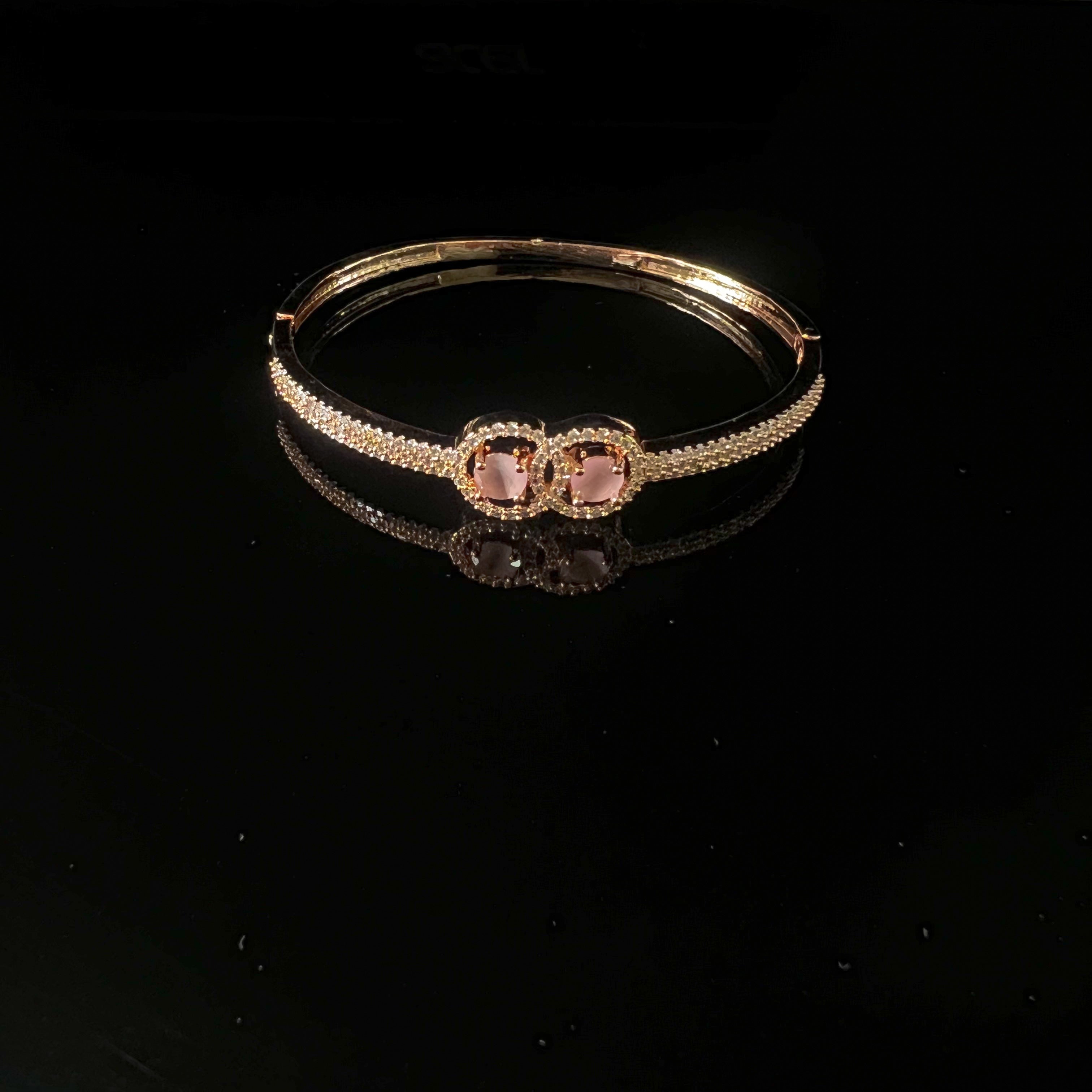 Daania RoseGold Pink Zirconia Bracelet