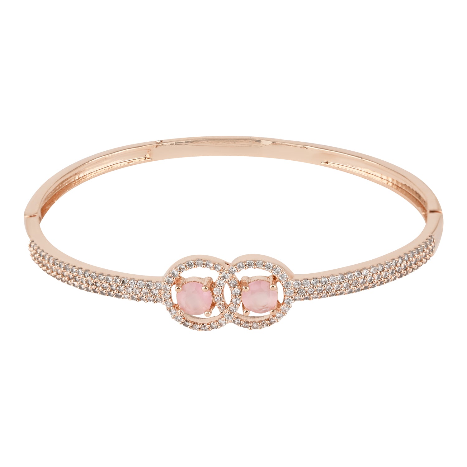 Daania RoseGold Pink Zirconia Bracelet