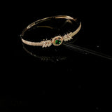 Revina RoseGold Emerald Zirconia Bracelet