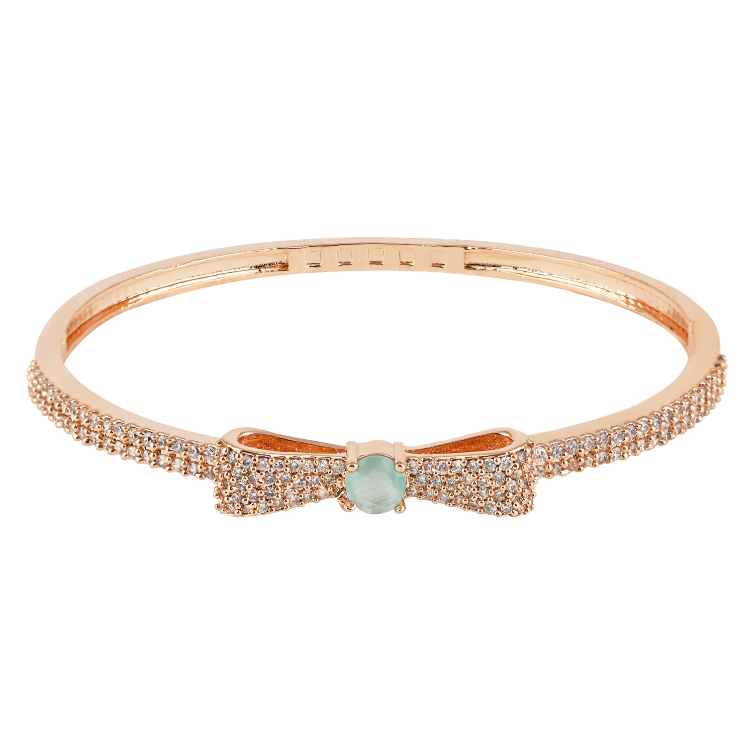 Aviva Rosegold  Mint Zirconia Bracelet