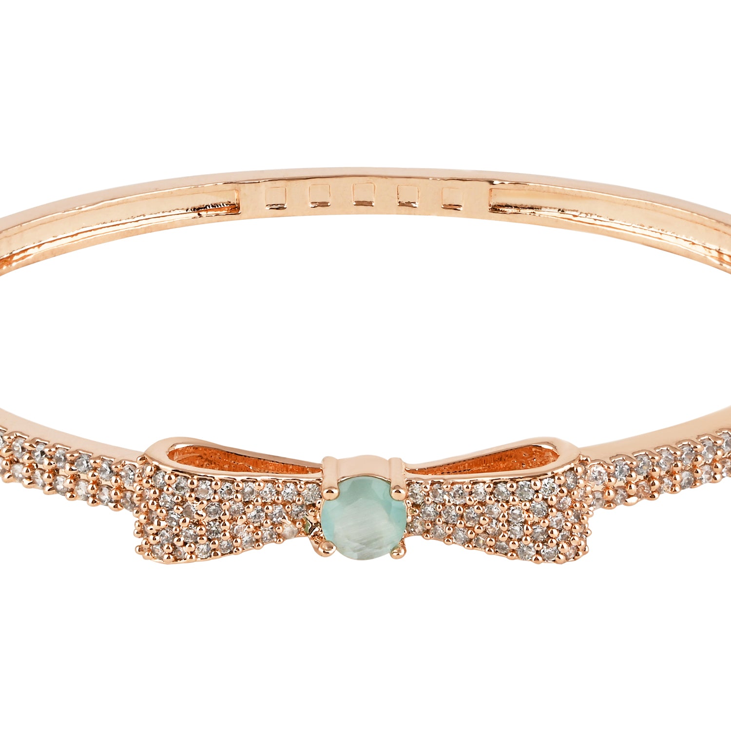 Aviva Rosegold  Mint Zirconia Bracelet