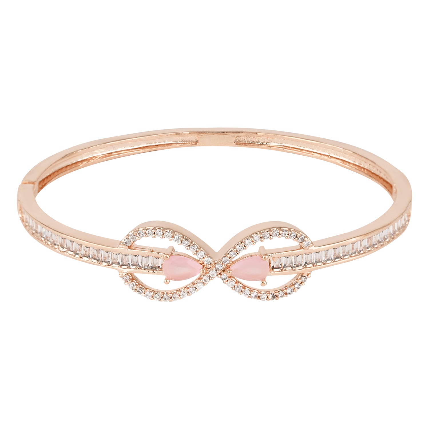 Shiba Rosegold Pink Zirconia Bracelet