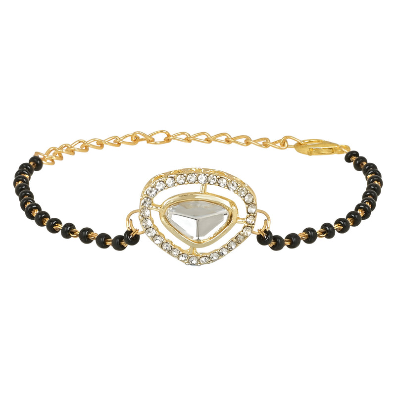 Kundan Mangalsutra Bracelet