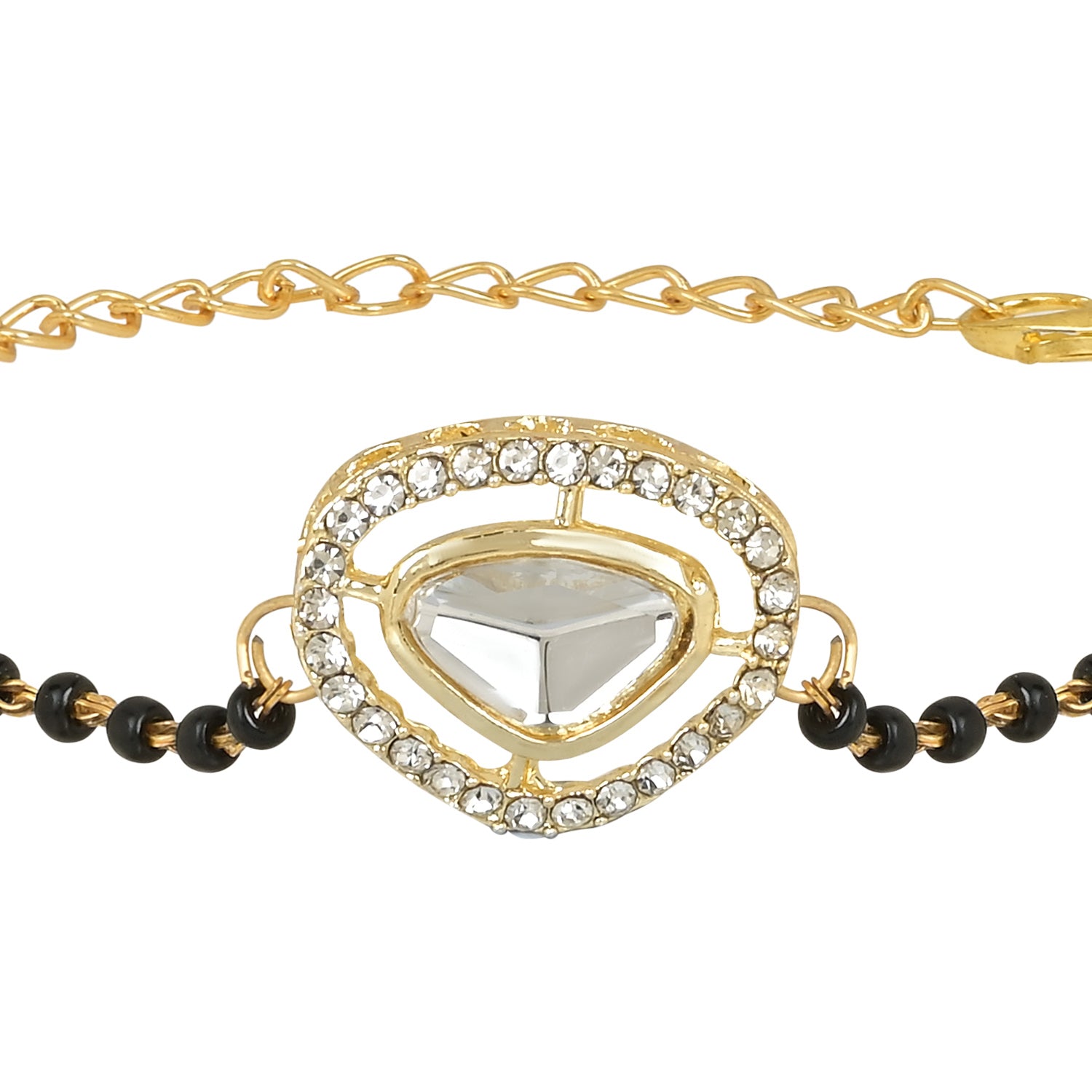 Kundan Mangalsutra Bracelet