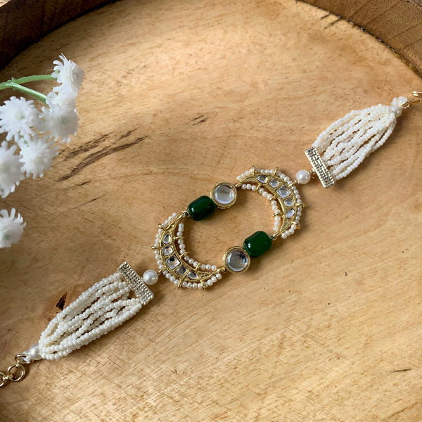 Hafsa Green Bracelets