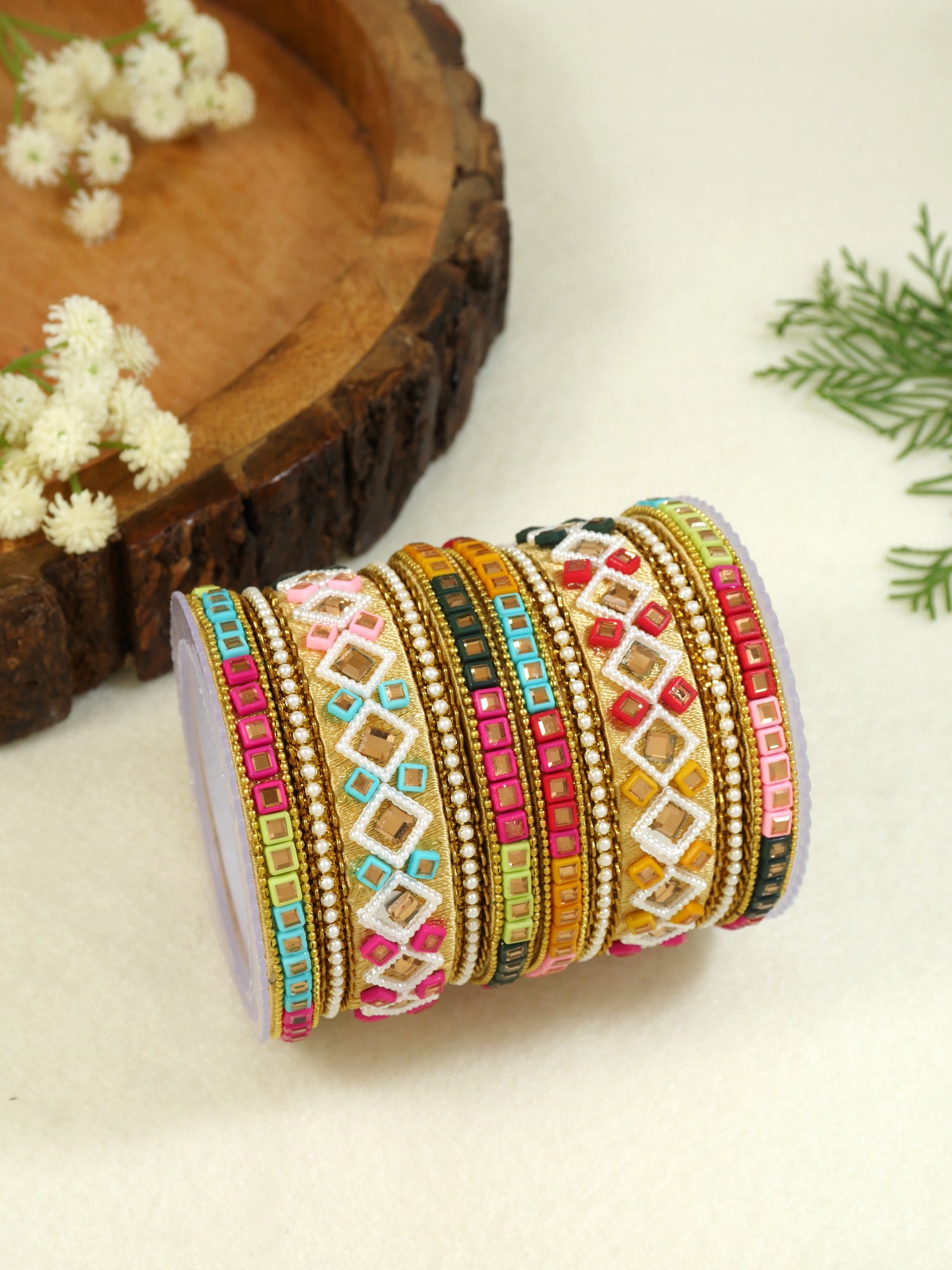 Rupal Multicolour Bangles
