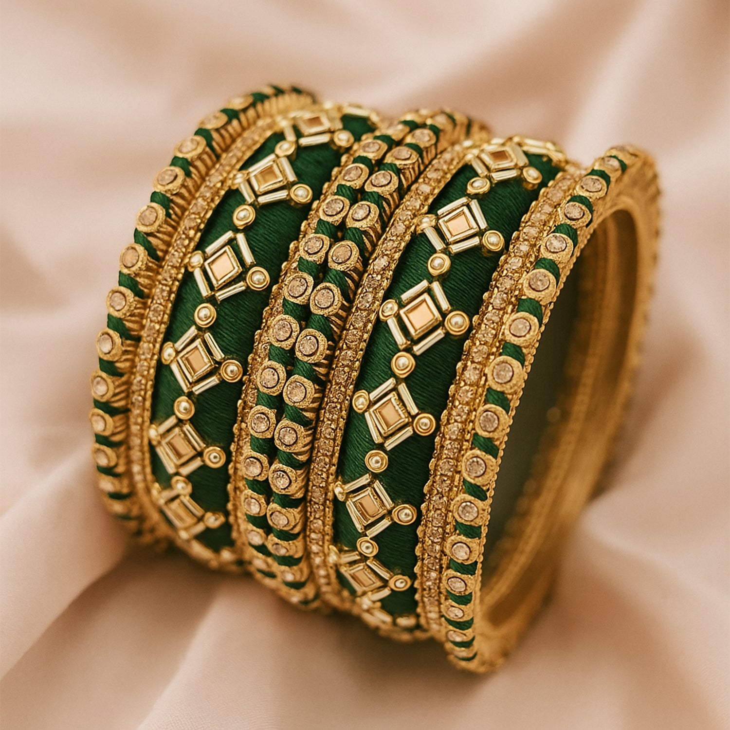 Rutuja Green Bangles