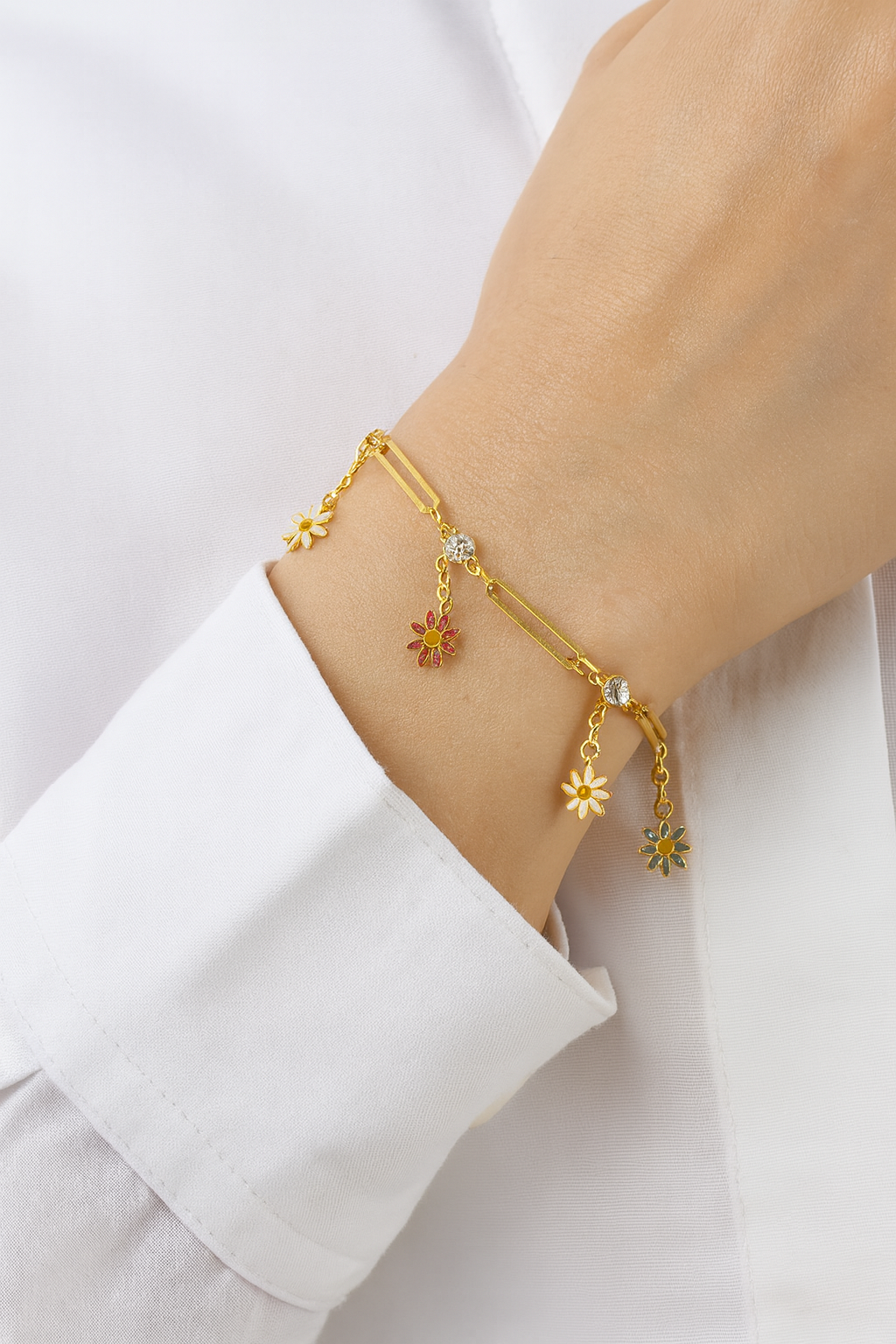 Colorful Floral Bracelet