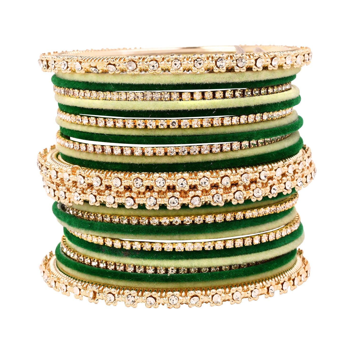 Aamani - Green Bangles