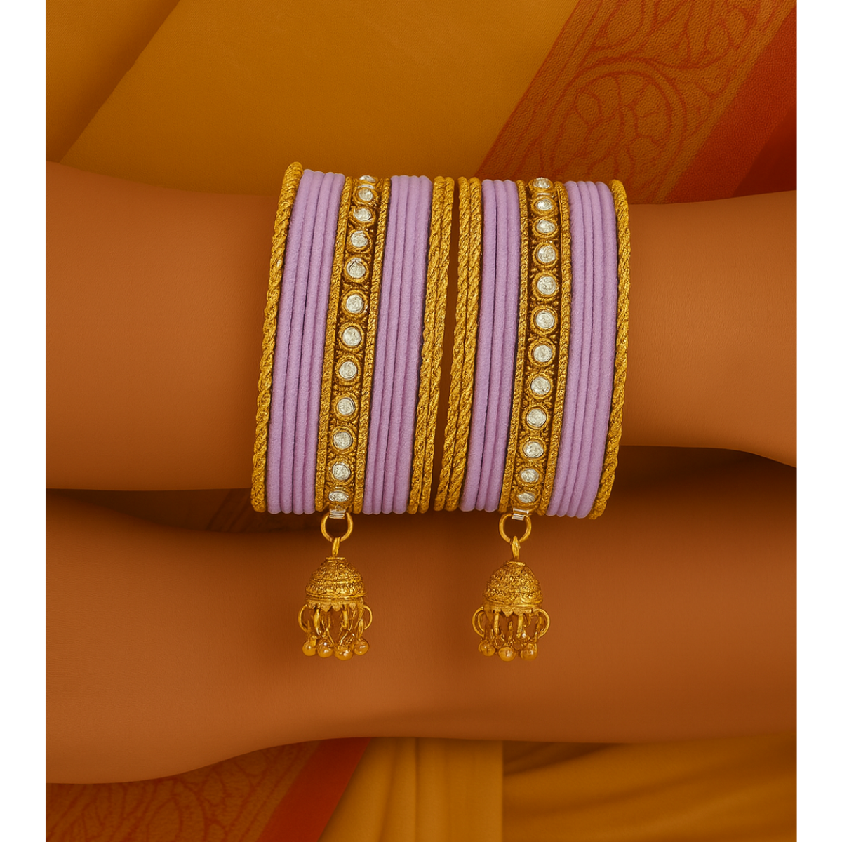 Abiya - Purple Bangles