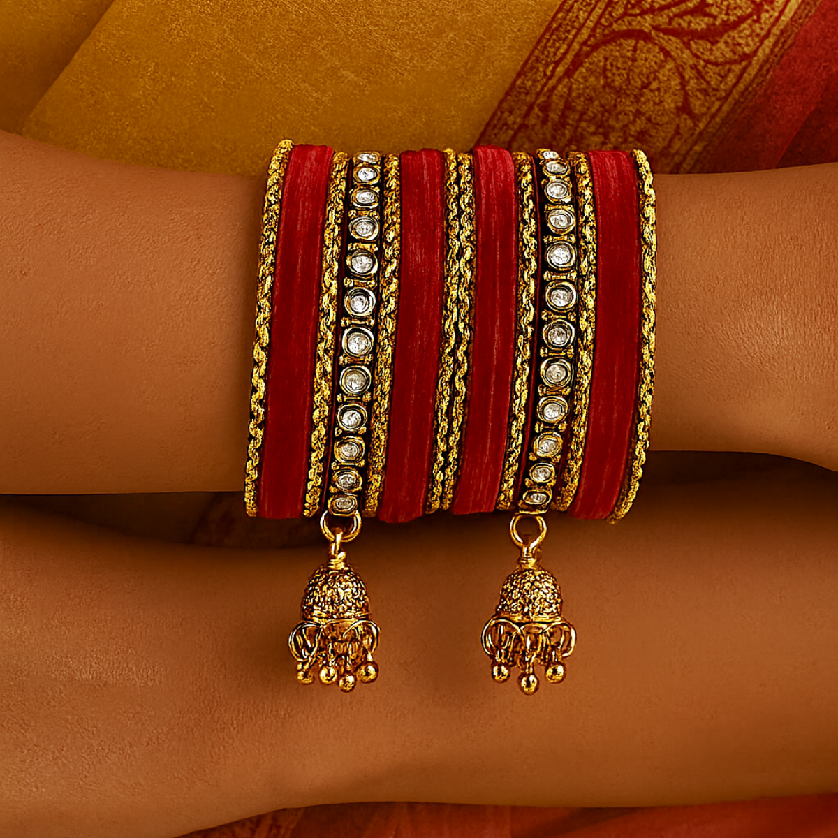 Abiya - Red Bangles