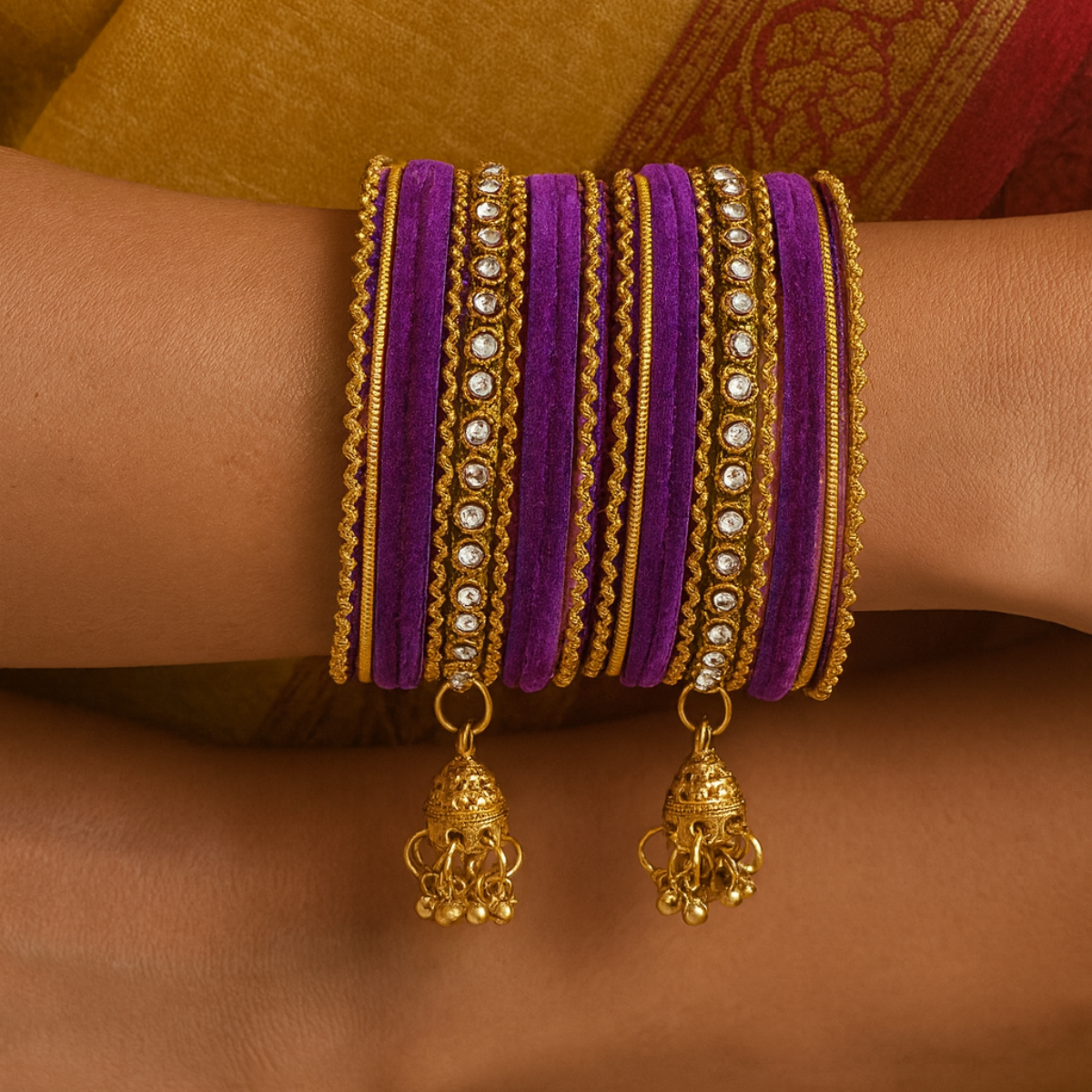 Abiya - Wine Bangles