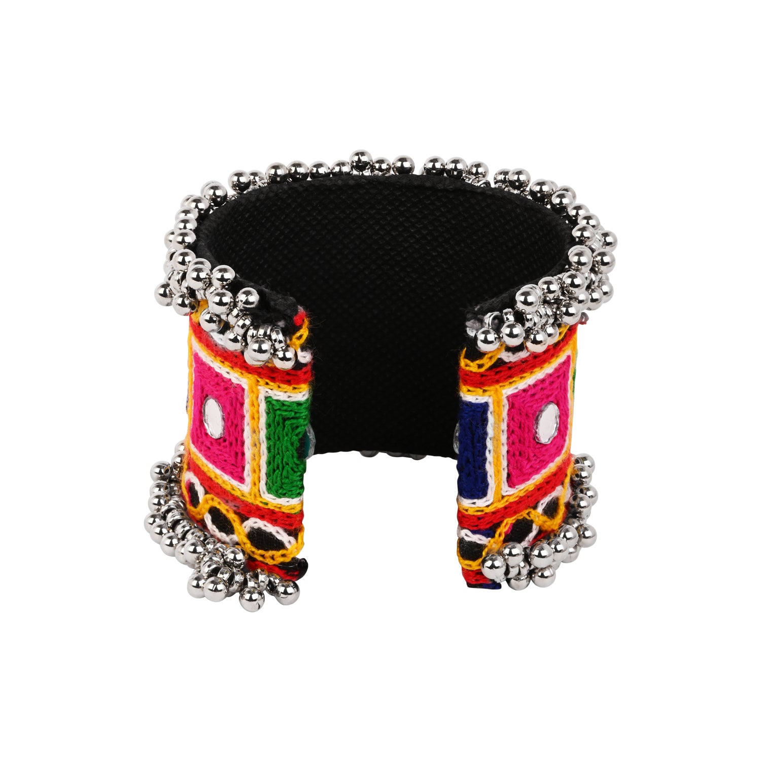 Colorful Handcrafted Navratri Kada with Embroidery