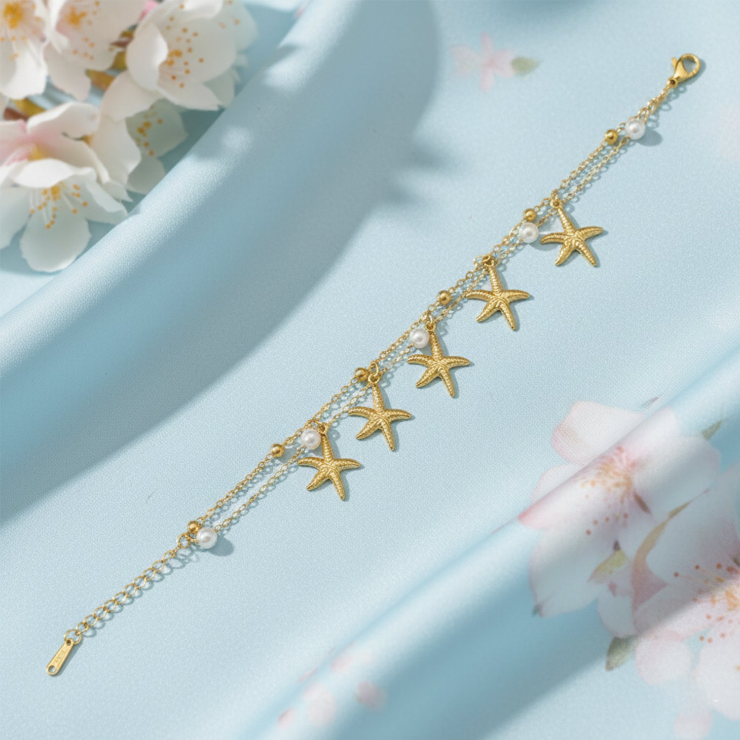 Bailey- Stylish Starfish charm Bracelet