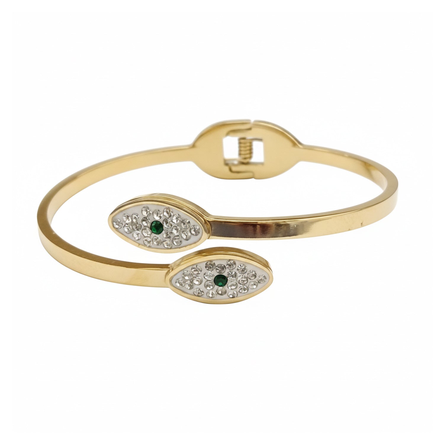 Trinity- Subtle Green Accent Bracelet