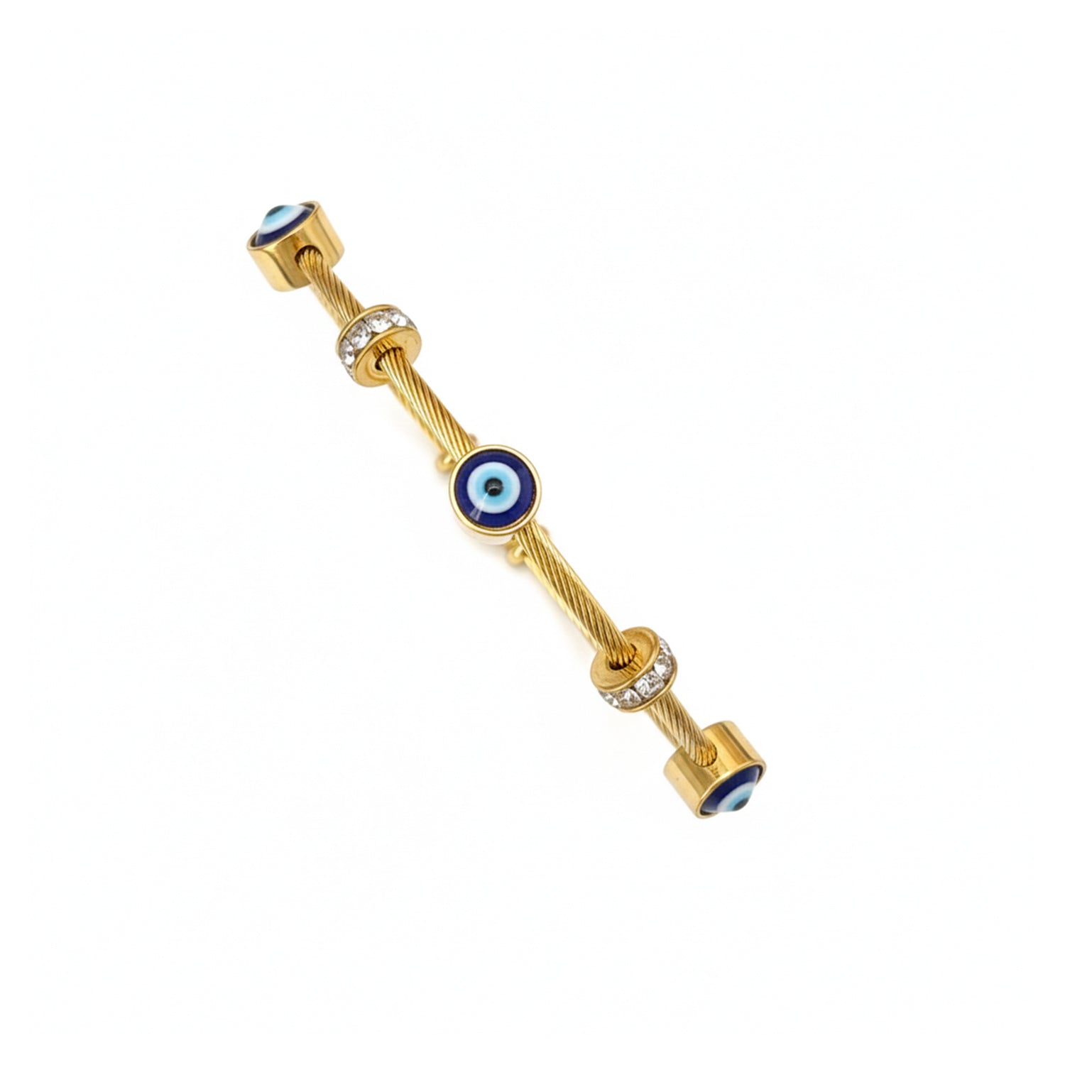 Annie  - Evil Eye Elite Charm Cable Bracelet