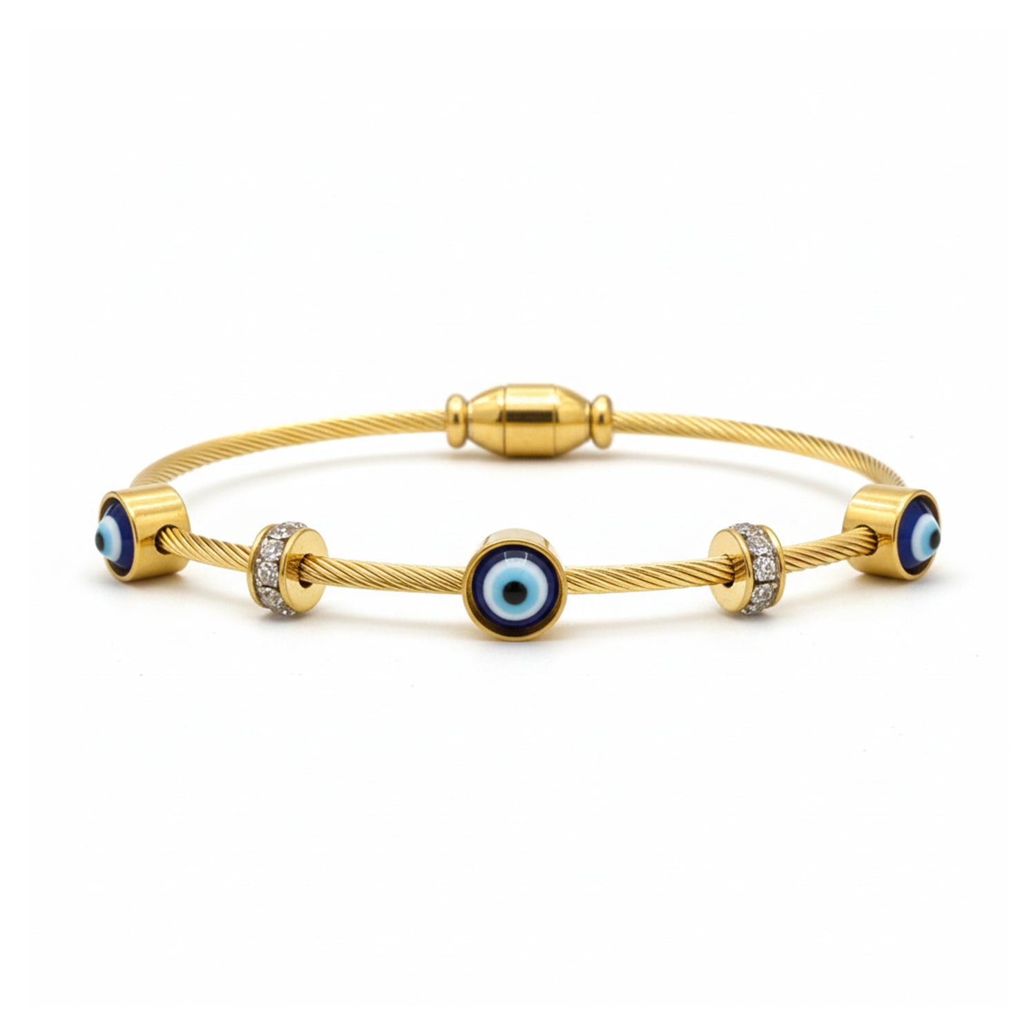 Annie  - Evil Eye Elite Charm Cable Bracelet