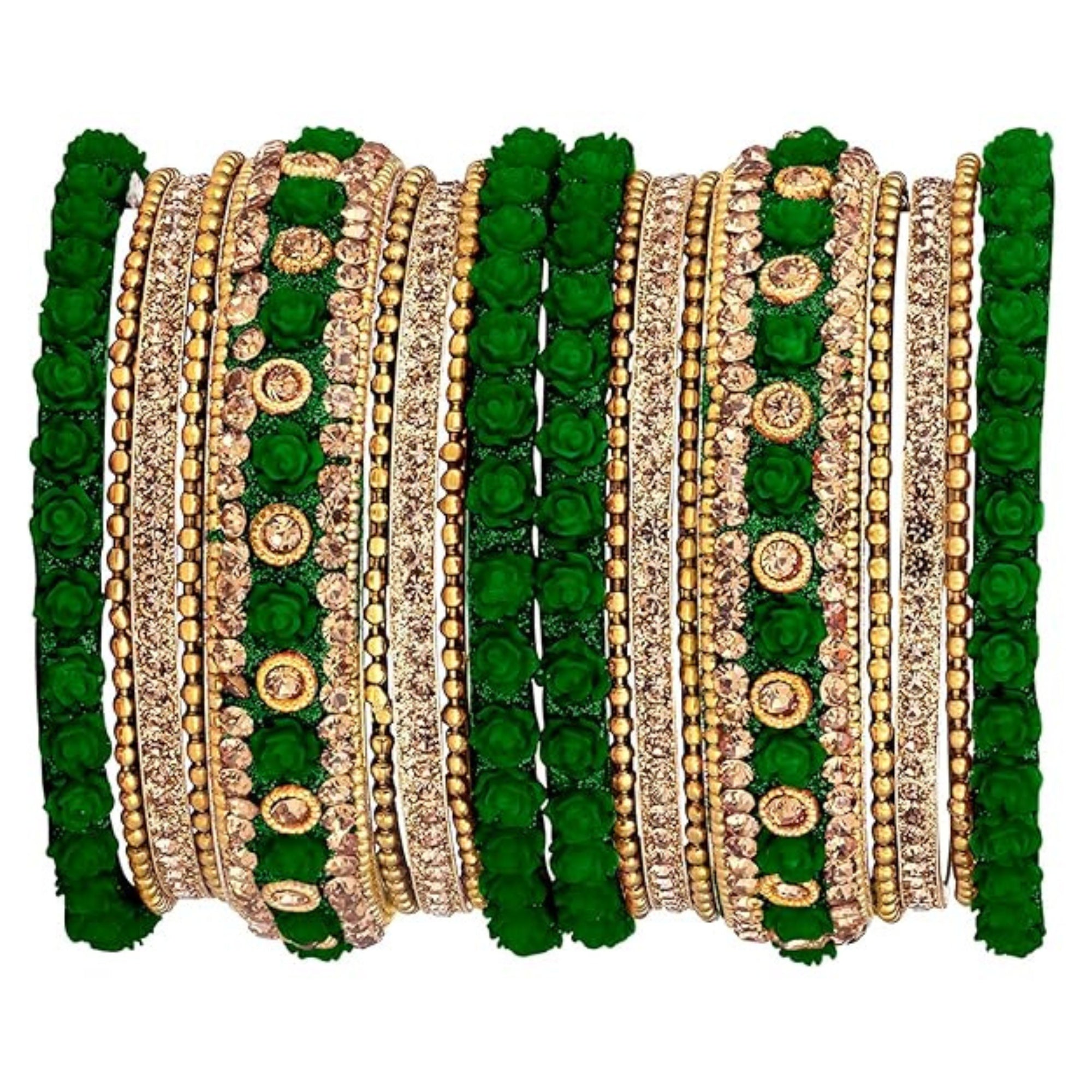 Janaki Green Bangles
