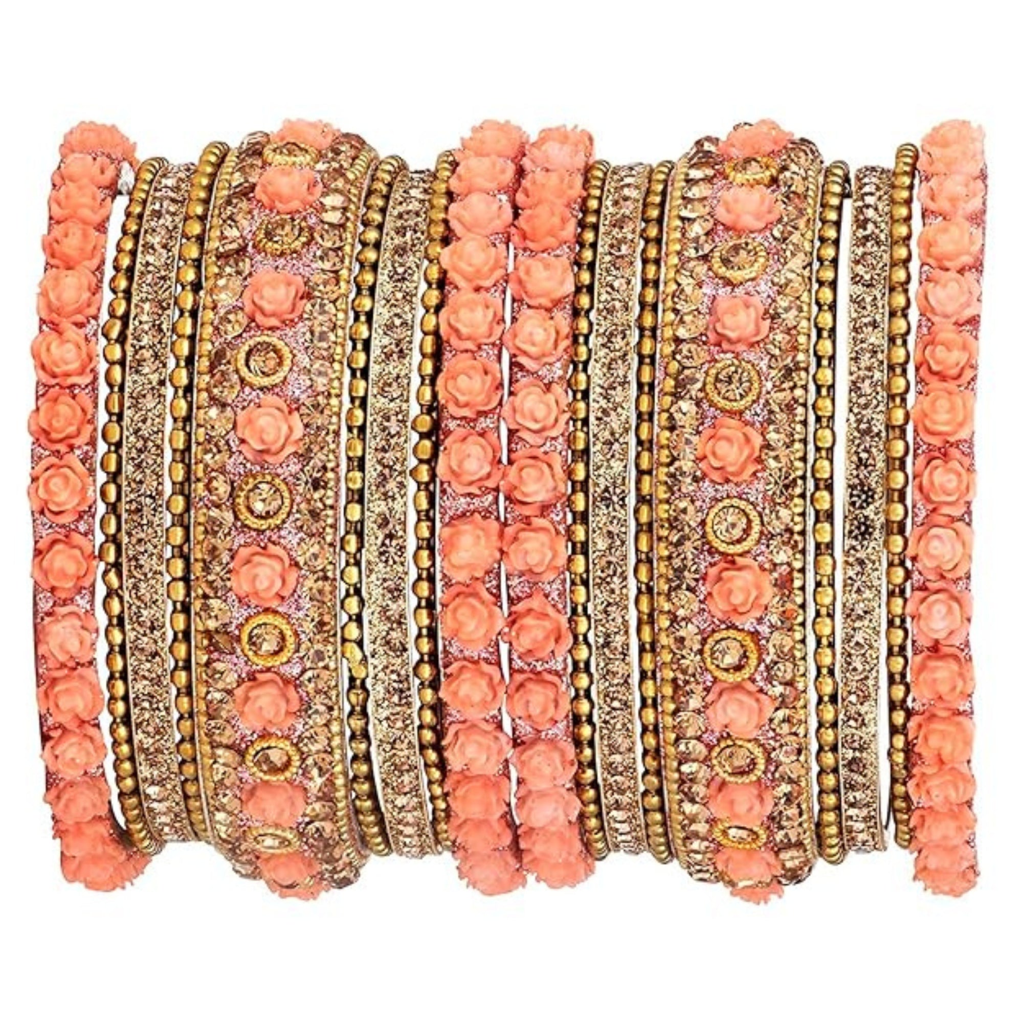 Janaki Peach Bangles