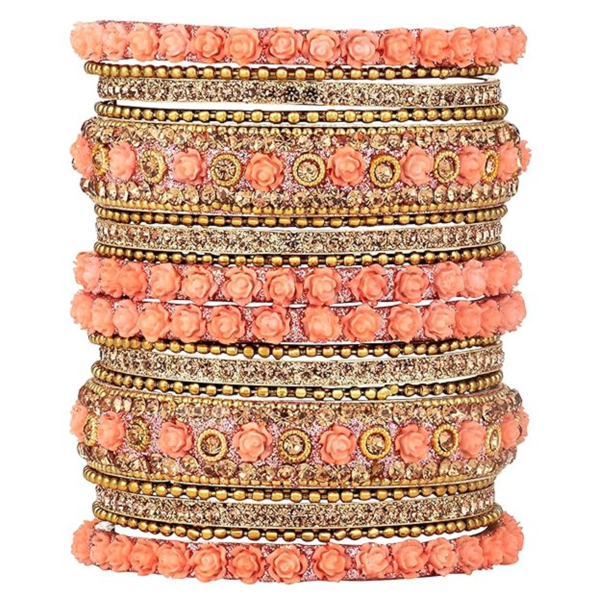 Janaki Peach Bangles