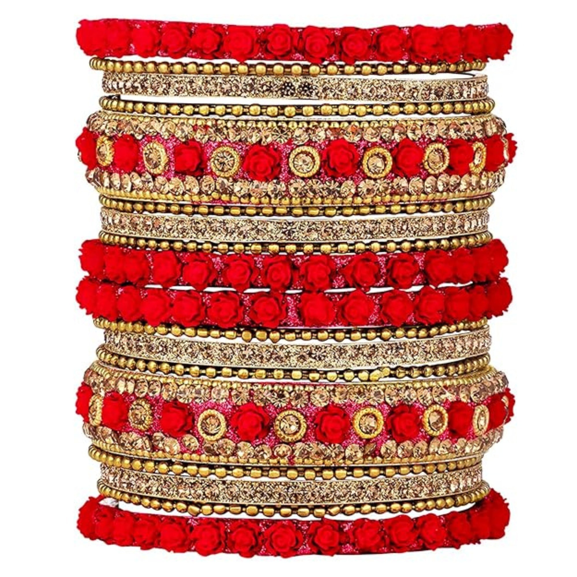 Janaki Red Bangles